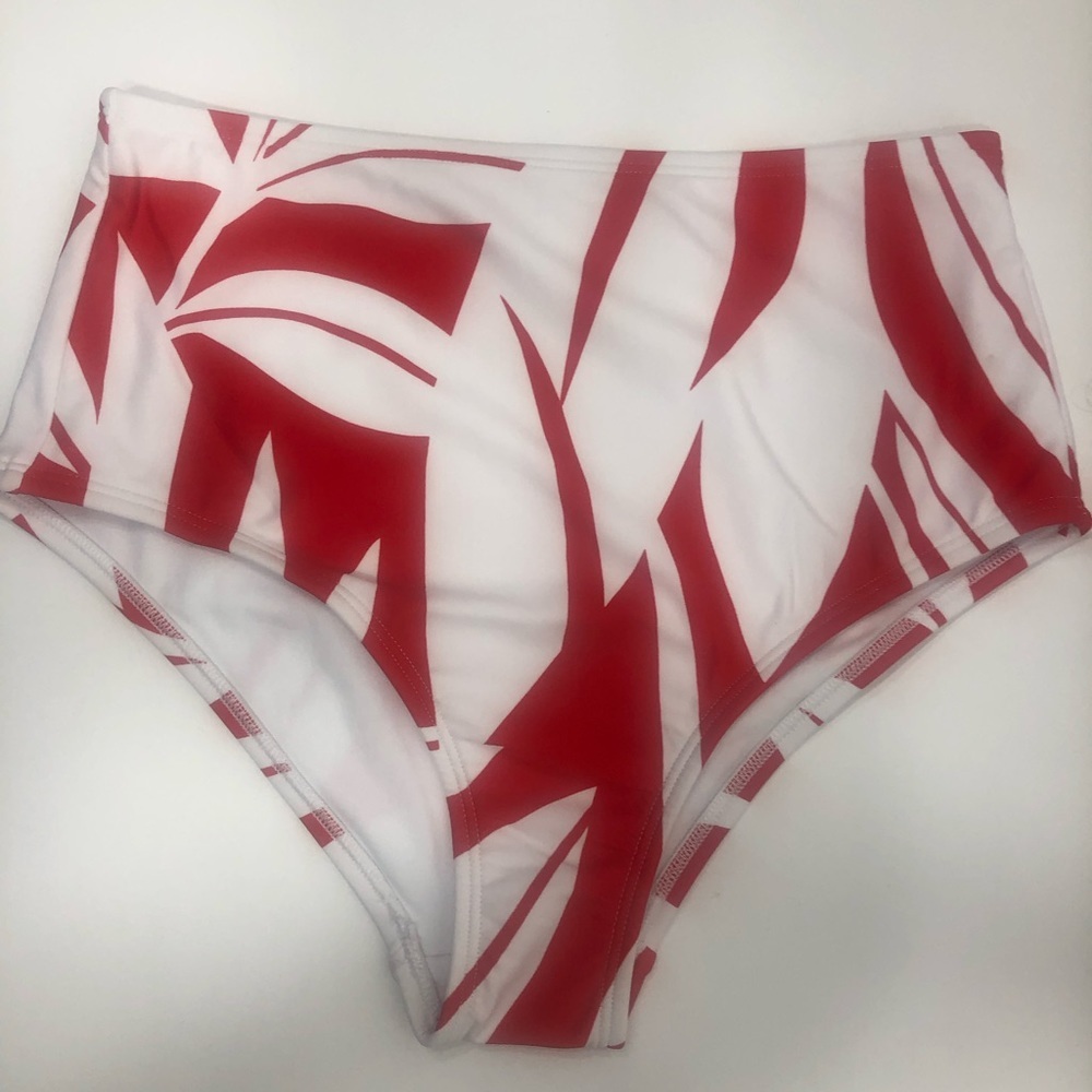 “Kona Sol” High Waisted Swim Bottom S New